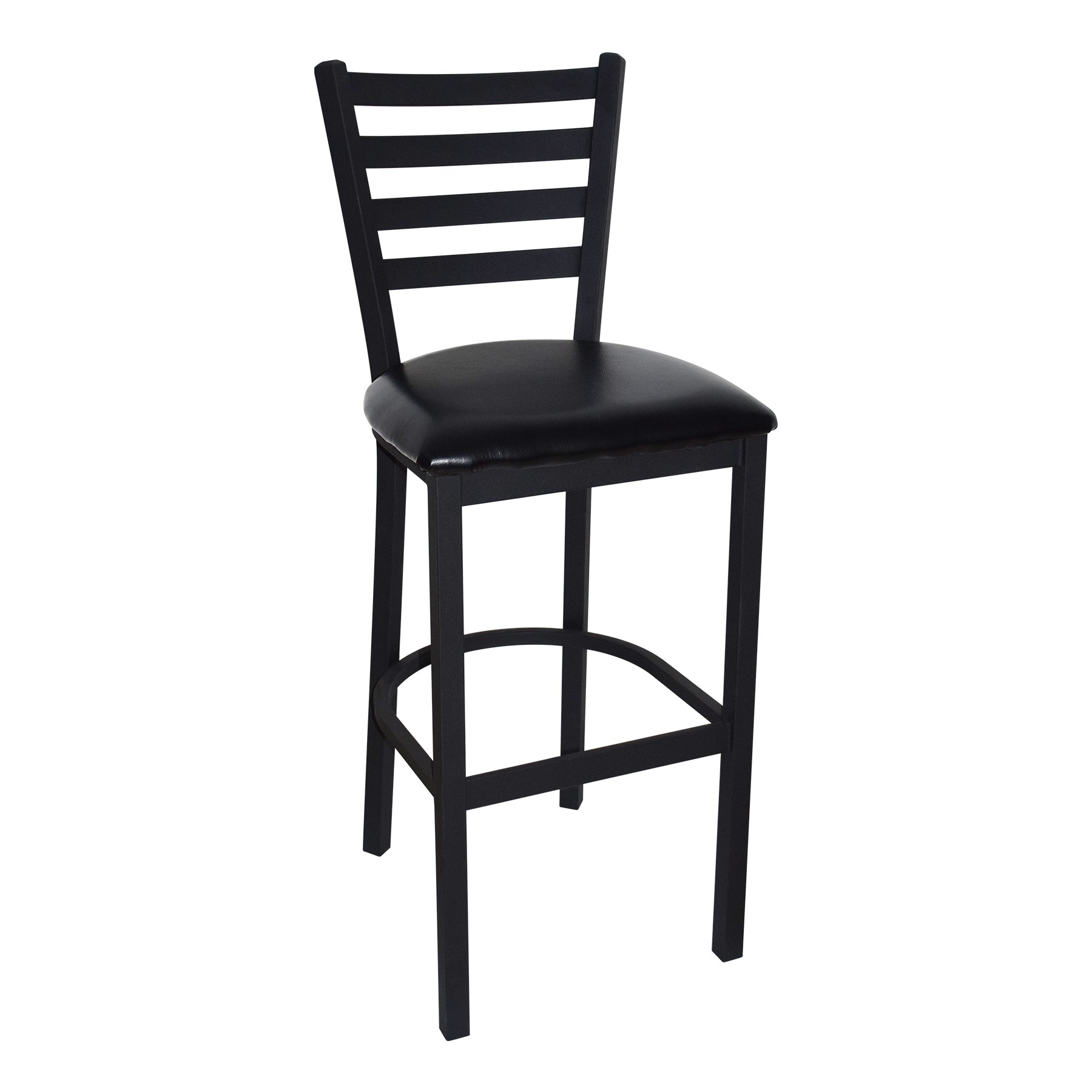 Metal Barstool with Ladder Back